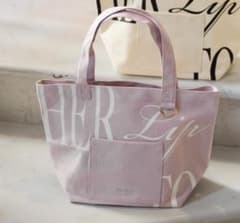 Her lip to ハーリップトゥHLT DAILY LOGO TOTE herlipto 名古屋 トート HLT DAILY LOGO TOTE ローズ - メルカリ