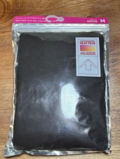 HEATTECH タートルネック長袖Tシャツ M ブラックのサムネイル