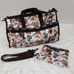 ハワイ限定 レスポートサック ボストンバッグ ウクレレ柄 - メルカリ