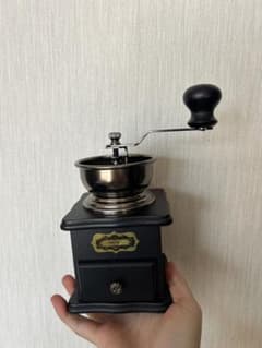 手挽きコーヒーミル アンティーク調 ブラックのサムネイル
