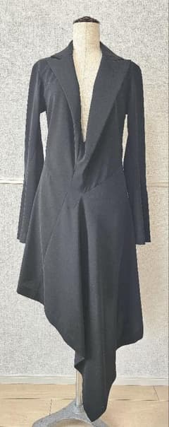 JUNYA WATANABE コムデギャルソン黒 ロングテーラードジャケット