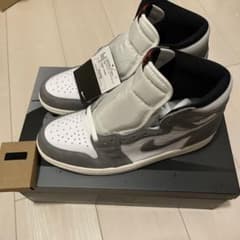 NIKEジョーダン1ブラックアンドスモークグレーのサムネイル