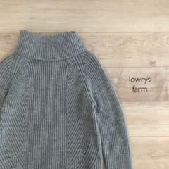 LOWRYS FARM タートル ニット セーター Mのサムネイル