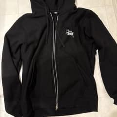 Stüssy ブラック フルジップ パーカーのサムネイル