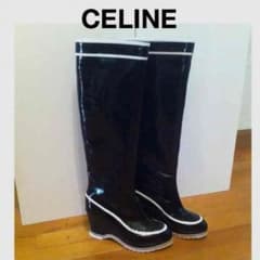 CELINE❤エナメルブーツのサムネイル