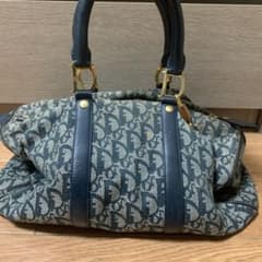 【Dior】ミニボストンバッグ　大人気トロッター柄のサムネイル