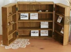 新品 アンティークウッドディスプレイトランクボックス マルシェ