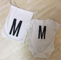 nextbaby イニシャルMロンパースのサムネイル