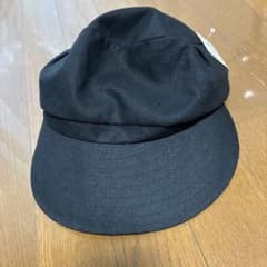 新品 キャスケット ブラック 麻混 Mサイズのサムネイル