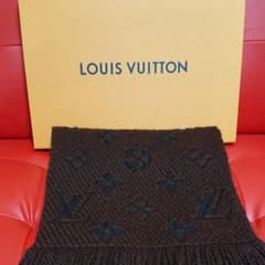【美品】LOUIS VUITTON エシャルプ ロゴマニア ブラウンのサムネイル