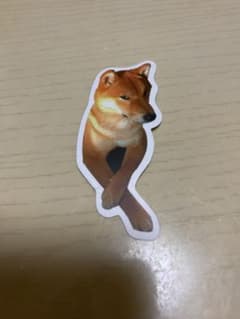 柴犬カットアウトステッカーのサムネイル