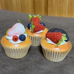カップケーキ3個セット♥フェイクスイーツのサムネイル