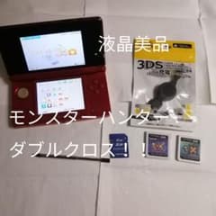ニンテンドー3DS レッド、3DS モンスターハンターダブルクロス、クロスセットのサムネイル
