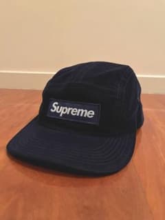 Supreme キャップ ネイビーのサムネイル