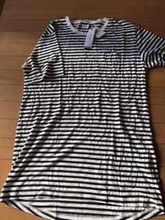 WE GO 新品タグ付き BROWNY ストライプ カットソー　Tシャツ　丈長めのサムネイル