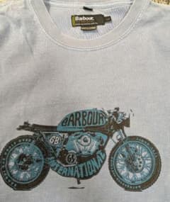 Barbour バイクプリント Tシャツ - メルカリ