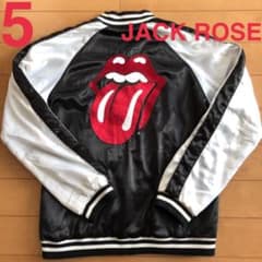 STONESコラボJACKROSEスカジャン5メンズBLACKリバーシブル - メルカリ