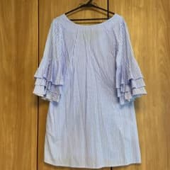 美品♡ザラ　ワンピース　チュニック♡フリル♡最終のサムネイル
