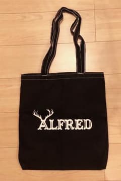 アルフレッドコーヒー トートバッグ ブラック エコバッグ サブバッグ 黒 新品のサムネイル