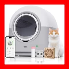 全自動猫トイレ AI搭載センサー 多頭飼い 自動脱臭 アプリ連携 GRS認証品 全自動猫トイレ AI搭載センサー 多頭飼い 自動脱臭 アプリ連携 GRS認証