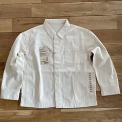 無印良品　洗いざらしデニム　シャツジャケット130のサムネイル
