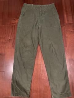 60S 実物 US ARMY OG107 ベイカーパンツ W32 L33 米軍のサムネイル