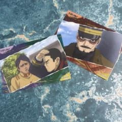 ゴールデンカムイ クリアカードコレクション 鯉登少尉 月島軍曹 鶴見