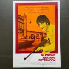 セール中…アル・パチーノ直筆サイン入り超 大型写真…狼たちの午後… 海外版ポスター『狼たちの午後』（Dog Day Afternoon）アル