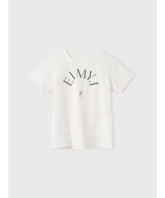 EIMY ISTOIRE エイミー イストワールロゴ 半袖 Tシャツ ホワイト