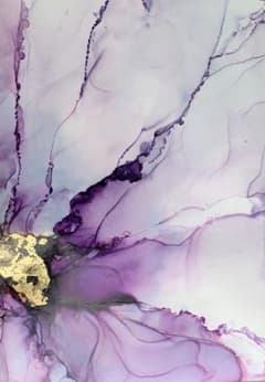 アルコールインクアート　花のサムネイル