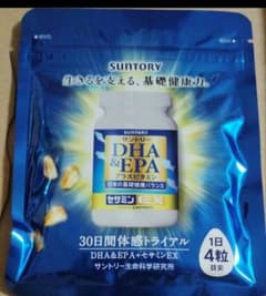 SUNTORY DHA・EPA・EX 30日分　お値引き不可（最終値下げ）のサムネイル