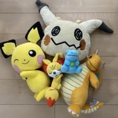 6/16까지 포켓몬 봉제인형 마스코트 5점 세트