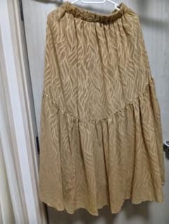 N°9286!　ティアード　フレア　ロングスカート