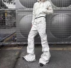 00s Archive Flare Denim opium swag ホワイトのサムネイル