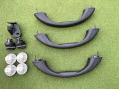 日産　ノート　E12 アシストグリップ 3個セット ブラック系 (k) 日産 ノート E12 アシストグリップ 3個セット ブラック系 (k) - メルカリ