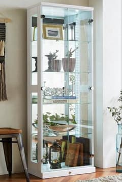 直接引取限定】鍵・LED・背面鏡付きガラスショーケース - メルカリ