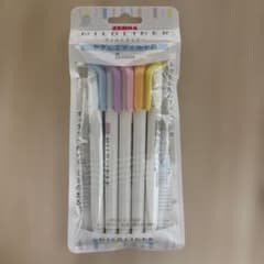 ZEBRA マイルドライナー 5色セットのサムネイル