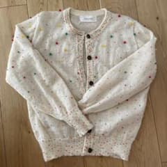 古着屋購入　ビーズカーディガンのサムネイル