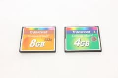 Transcendコンパクトフラッシュ(8GB/4GB) 2枚セットのサムネイル