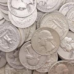 銀貨 30枚クォーターダラー ドル 1964年以前 アメリカ - メルカリ