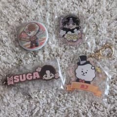 TinyTAN SUGA RJ Jin 열쇠 고리, 아크릴 스탠드, 캔 배치