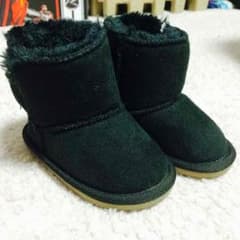 キッズ ムートンブーツ ブラック 14cm hiroyo様のサムネイル