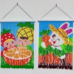 ☆昭和レトロ☆ ビーズのれん タペストリー スキルきゃんでぃ まとめ