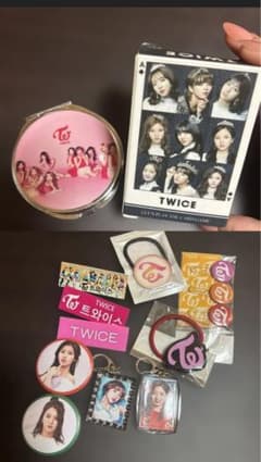 TWICE グッズ まとめ売り 缶バッジ キーホルダー ヘアゴム - メルカリ