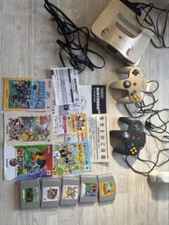 NINTENDO 64 ゴールド GEOFFREY ゲーム5本のサムネイル