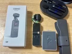 週末セール DJI Osmo Pocket 初代 広角レンズ ワイヤレスマイク付 