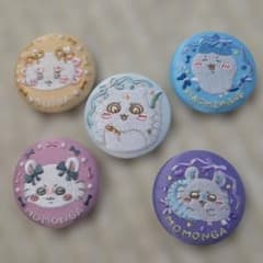 T*迎様 ちいかわ 刺繍缶バッジ 5種セットのサムネイル