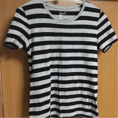 無印良品 ボーダーTシャツ  Lサイズのサムネイル