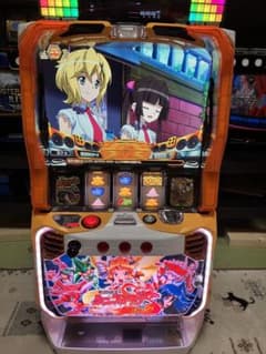 シンフォギア勇気の歌パチスロ実機（送料込み）コイン不要機付きのサムネイル