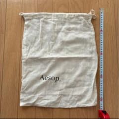 Asop イソップ ロゴ入り 巾着袋 大サイズ